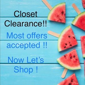 Closet Clearance